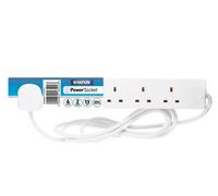 Status S6W2Ms12 Extension Lead 240V 6-Gang 13A White 2M Sin6Sm2W