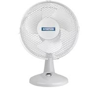 Status S9DESKFAN 9" 2 Speed Oscillating Desk Fan White