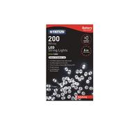 Status Salzburg - 200 - White - LED - Indoor/Outdoor - Battery Operated - String Festive Lights