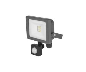 STATUS Slim Line LED Floodlight with PIR - Grey - 10W [S10WSFLGPIR1PKB6]