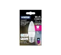Status Smart 5.5w Pearl CCT LED Candle Bulb - BC