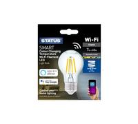 Status Smart 7w Pearl CCT LED Filament GLS Bulb - ES