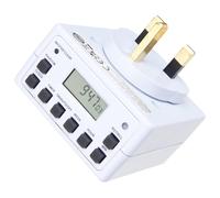 STATUS Timer Switch | 7 Day Digital Timer Light Switch | White UK Plug | S7DDT3