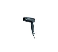 STATUS: Toulouse Black Foldable Travel Hairdryer, 2 Speeds and Concentrator Nozzle / 1200w and Dual Voltage (230V or 115V), DC Motor, TOULOUSE1PKB6