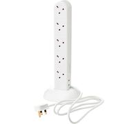 STATUS Tower Multi Plug Extension 10 Socket Extension Cable 2m Extension Lead 1