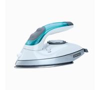 STATUS Travel Steam Iron, 1000W Dual Voltage Compact Clothes Iron for Hotel and Home Use, White Green (TUSCANIRON1PKB4)
