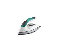 STATUS Tuscan Travel Iron, Clothes Steam Iron, 1100W Dual Voltage, White/Green, TUSCANIRON1PKB4