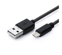 Status USB A to 8 Pin Adapter, 1M, 18W Fast Charging, High Speed Data Transfer, Black, Durable, Pack of 1 (AT8P1MPVCBL10)