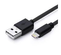 Status USB A to 8 Pin Adapter, 2M High-Speed Charging Cable for Game Controllers, Cameras, and Devices, Fast Data Transfer, 18w, Black Braided, (Pack of 1), AT8P2MBRBL10