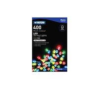 Status Varberg 400 LED Multi-Colour String Lights, 37m Cable with 5m Lead, Mains-Powered IP44 Indoor and Outdoor Party Chain, Green Wire (VARBERG400MMC6)