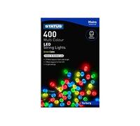 Status Varberg String Lights | 400 LED Multi Colour Light Chain | 37 Meter Cable Length (5m to First Light) | Indoor & Outdoor Party Lights | VARBERG400MMC6