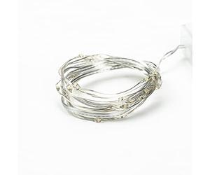 Status Villach Wire Lights | Pack of 6 x 40 Micro LED Warm White Light Chain | 2.5 Meter Cable Length (0.5m to First Light) | Indoor Party Lights Battery Operated | VILLACH40BWW6