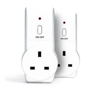 STATUS White UK Smart Plugs | Wireless Remote Control Sockets | Twin Pack