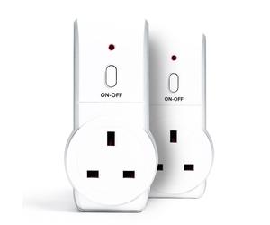 STATUS White UK Smart Plugs | Wireless Remote Control Sockets | Twin Pack