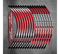STATUZ TRACER900 Motorcycle Accessories Wheel Stripes Sticker Reflective Decals For YAMAHA TRACER 900 GT Decorate (Color : Red)