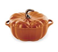 STAUB 0.5-qt Petite Ceramic, Oven & Stove Safe up to 572°F, Pumpkin Dish, Baking, Candy Dish, Burnt Orange