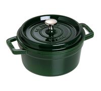 STAUB 1003969 Cast Iron Roaster/Cocotte Round 22 cm 2.6 L Basil/Green