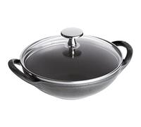 Staub 1311718 Baby Wok, 0.5-Qt, Graphite Gray
