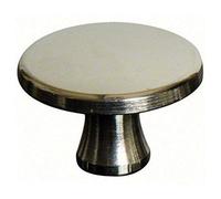 STAUB Nickel Lid Knob Round, Medium, 4 x 4 x 2.5 cm