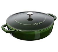 Staub 40511 479/0 Basil with Chistera Cast Iron Oval Casserole, 24 cm
