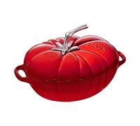 Staub 40511 774 Cast-Iron Tomato Casserole/Roasting Dish 25 cm Cherry Red