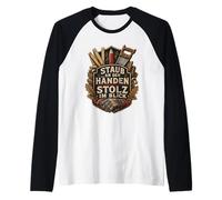 Staub an Den Händen German Woodwork Raglan Baseball Tee
