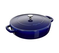 Staub Braisers 28 cm round Cast iron Saute pan Chistera dark-blue