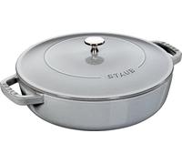 STAUB Braising Pan, Cast Iron Casserole 28 cm, 3.7 L, Made in France