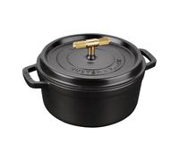 STAUB Buster & Punch cast iron brass pot 3.8 L