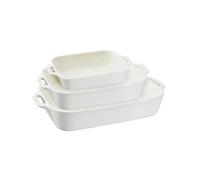 Staub Casserole Dish Set of 3 White