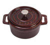 Staub Cast Iron 0.25-qt Mini Round Cocotte - Grenadine, Made in France