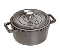 Staub Cast Iron 2.75-qt Round Cocotte - Graphite Grey, Made in France