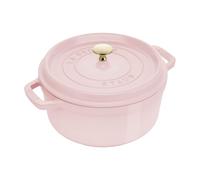 Staub Cast Iron 4-qt Round Dutch Oven - Peony Pink