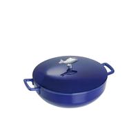 Staub cast iron casserole 28cm - Blue One Size