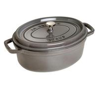 Staub Cast Iron Oval Pot 3.2L Graphite