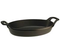 STAUB Cast Iron Oval Roasting Dish, Black, 37 cm