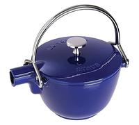 STAUB Cast Iron Tea Pot, Dark Blue, 16.5 cm