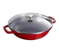 STAUB Cast Iron, Wok, Cherry, 30 cm