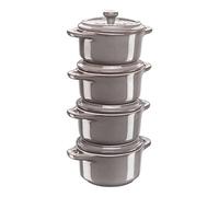 Staub, Ceramic By Staub Mini Cocotte Set 4 Compartments Round