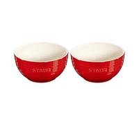STAUB Ceramics Universal Bowl Set, 6.5-inch, Cherry