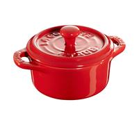 Staub Ceramique 10 cm round ceramic Mini Cocotte cherry