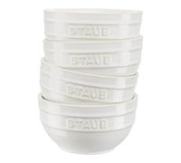 Staub Ceramique 14 cm / 4-pcs ceramic Bowl set ivory-white