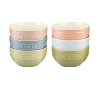 Staub Ceramique 14 cm / 6-pcs ceramic Bowl set macaron mixed colours