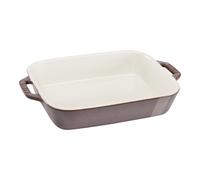 Staub Ceramique 20 x 16 cm rectangular ceramic Oven dish ancient-grey