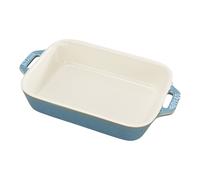 Staub Ceramique 20 x 16 cm rectangular ceramic Oven dish ancient-turquoise