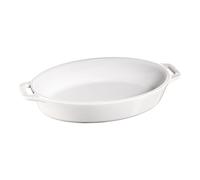 Staub Ceramique 23 cm oval ceramic Oven dish white