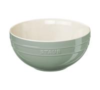 Staub Ceramique 24 cm round ceramic Bowl eucalyptus