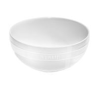 Staub Ceramique 24 cm round ceramic Bowl white