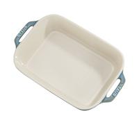 Staub Ceramique 27 x 20 cm rectangular ceramic Oven dish ancient-turquoise
