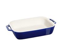 Staub Ceramique 27 x 20 cm rectangular ceramic Oven dish dark-blue
